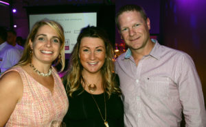 Pictured (LtoR) Allison Nicolaidis, BLACK+DECKER Consumer Products president; Stephanic Bradshaw, Outspire Summit host; and Jason Dixon, Neuberger & Co. executive vice president