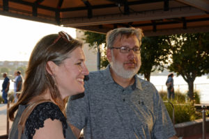 Pictured (LtoR) Kim Stanbro, Baltimore-based program manager; and Dave Wismer, Baltimore-based engineer