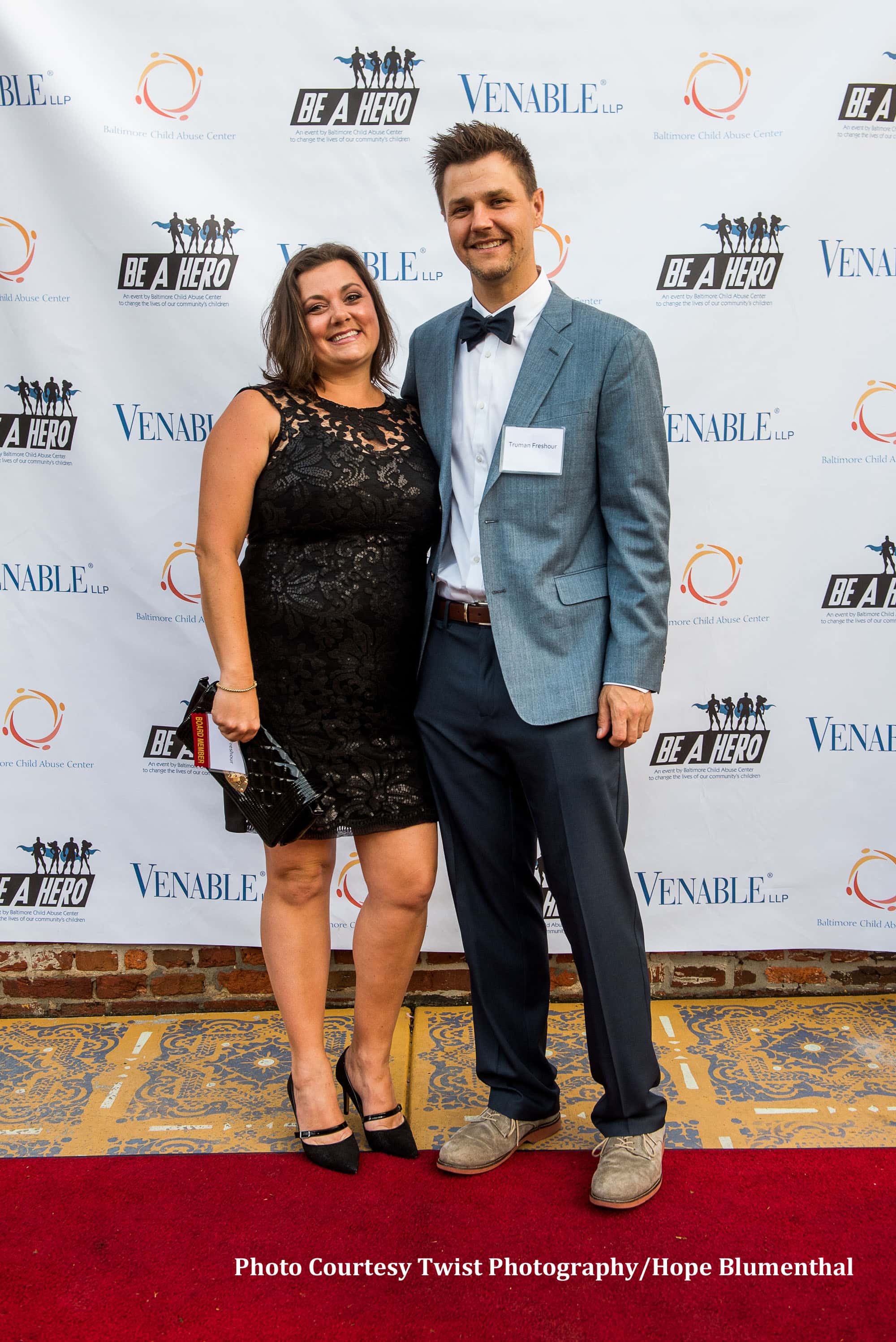 Pictured (LtoR) Carrie Freshour, Project Management Consultant at Baltimore County Public Schools; and Truman Freshour, Senior Manager of Presentations and Event Productions at Under Armour