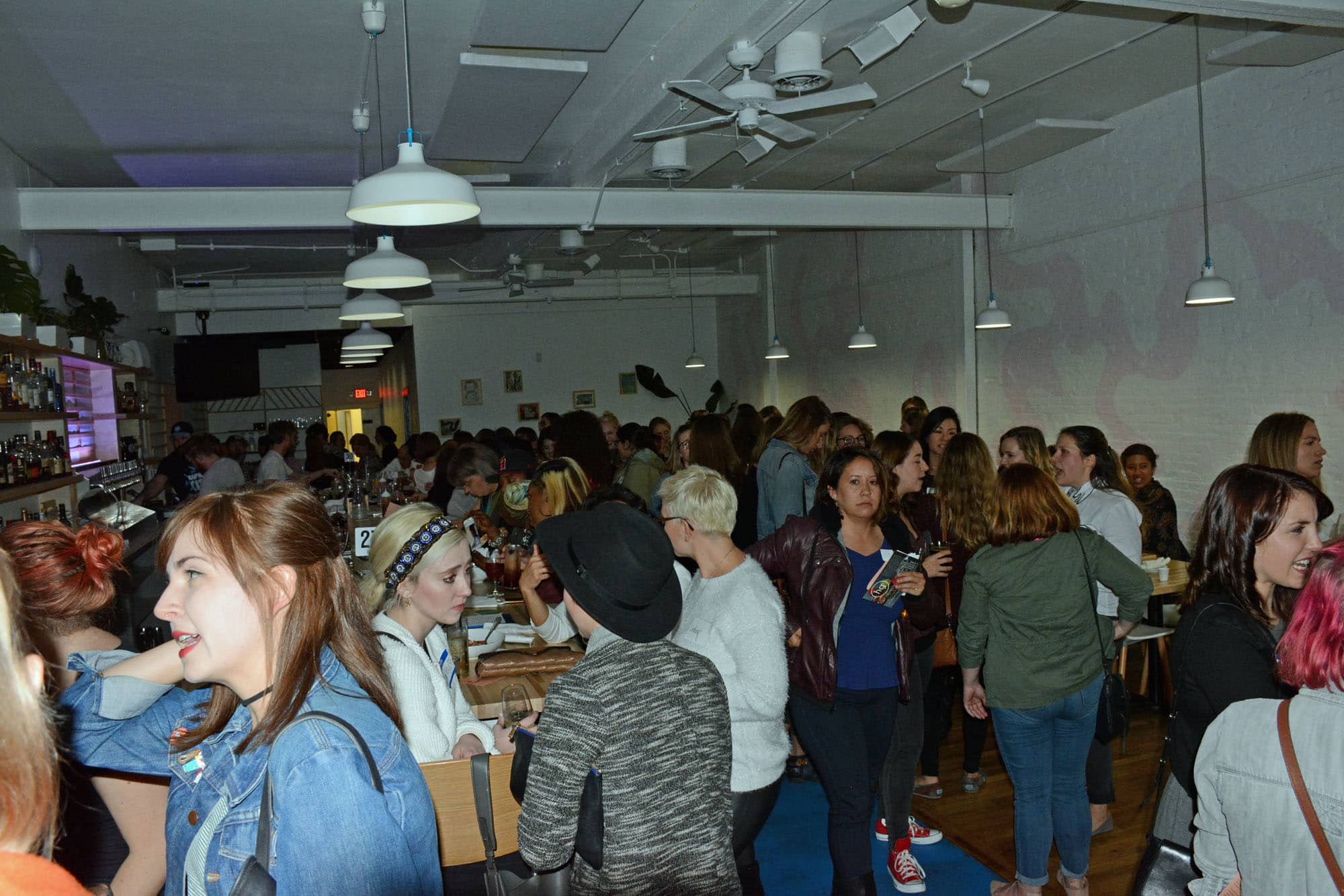Feting Feminine Friendship (November 7, 2016) Not long ago, three excellent women were talking about how hard it is to make friends in adulthood, and the concept of the Society of Excellent Women was born. The kickoff to the new organization at Wet City proved to be a great success.