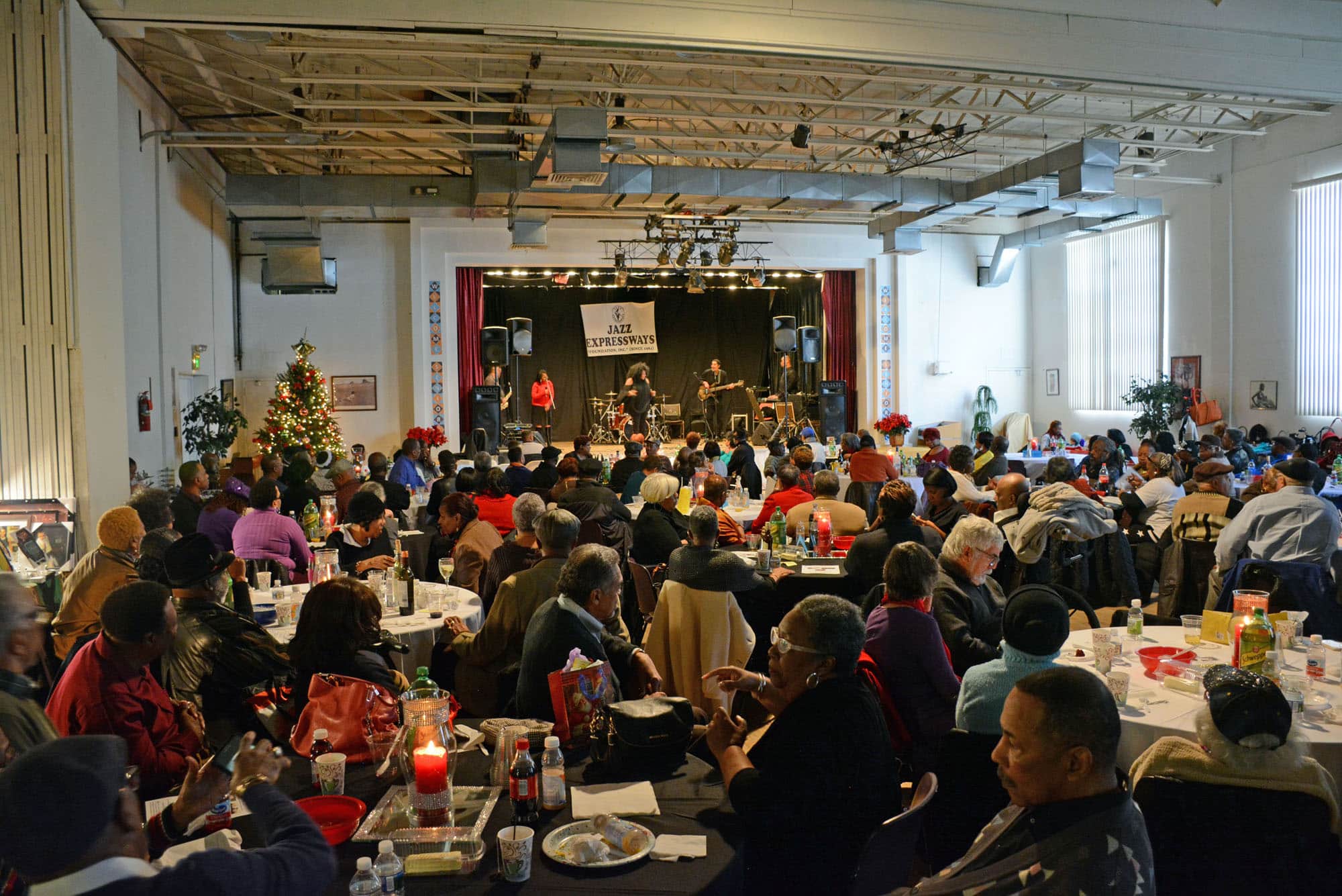A Meal with Music on the Side (December 10, 2016) The auditorium at The Forest Park Senior Center was jammed - and jamming - at the Jazz Expressways Foundation’s “Jazz Breakfast.” The crowd was entertained by a number of Baltimore and DC area musicians, including 13-year-old saxophonist extraordinaire, Ephraim Dorsey.
